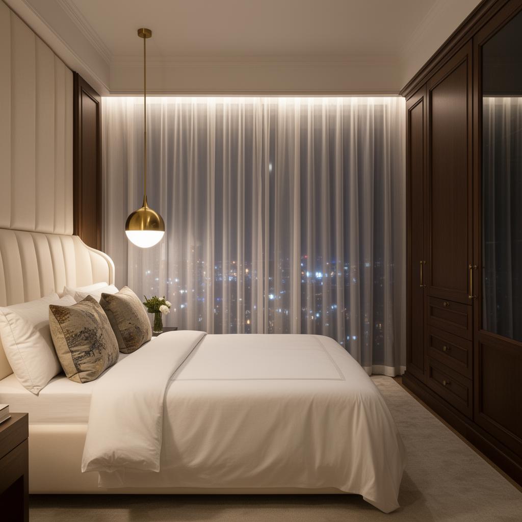 Master bedroom suite